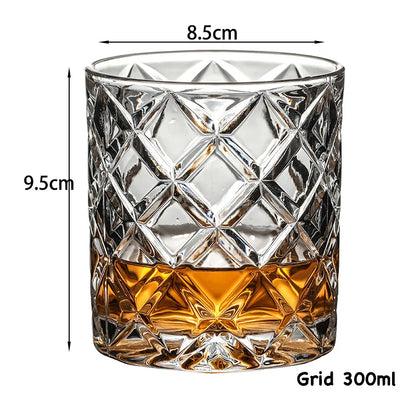 Whiskey Glasses,Scotch Glasses,Old Fashioned Whiskey Glasses/Perfect Gift for Scotch Lovers/Style Glassware for Bourbon/Rum