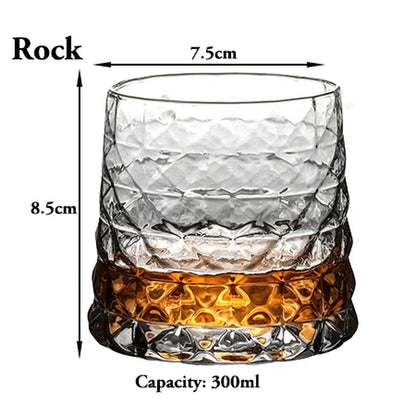 Whiskey Glasses,Scotch Glasses,Old Fashioned Whiskey Glasses/Perfect Gift for Scotch Lovers/Style Glassware for Bourbon/Rum