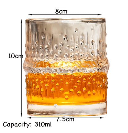 Whiskey Glasses,Scotch Glasses,Old Fashioned Whiskey Glasses/Perfect Gift for Scotch Lovers/Style Glassware for Bourbon/Rum