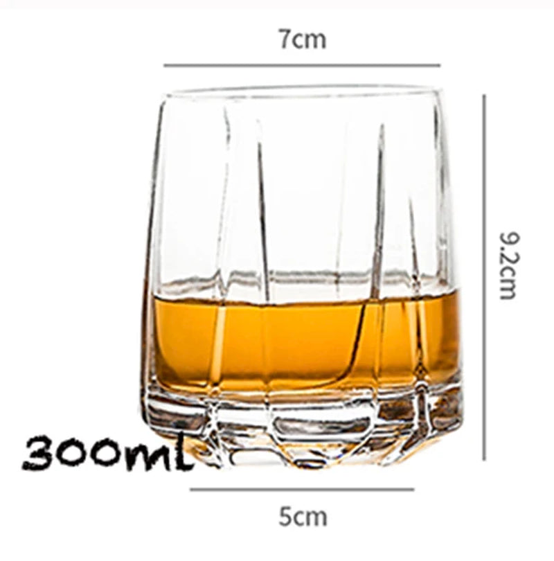 Whiskey Glasses,Scotch Glasses,Old Fashioned Whiskey Glasses/Perfect Gift for Scotch Lovers/Style Glassware for Bourbon/Rum