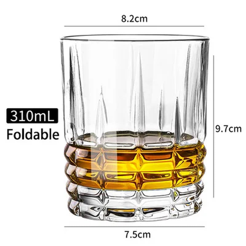 Whiskey Glasses,Scotch Glasses,Old Fashioned Whiskey Glasses/Perfect Gift for Scotch Lovers/Style Glassware for Bourbon/Rum